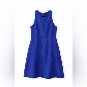 Banana Republic Cobalt Textured Sleeveless Midi Dress